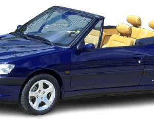 Windscreen Wiper Blades for Peugeot 306 1996-2002 (N3 N5) Convertible