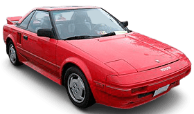 Windscreen Wiper Blades For Toyota MR2 1985-1989 (AW11)