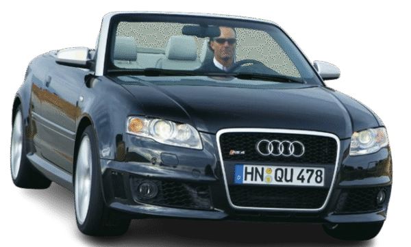 Windscreen Wiper Blades for Audi RS4 2007-2007 (B7) Cabriolet / Convertible